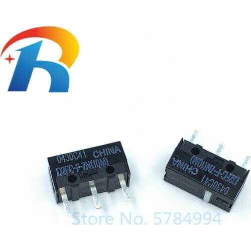 10PCS omron micro switch D2FC-F-7N 10M button suitable for 20M 50M button of Steelseries RAW Logitech G403 G603 G703 mouse