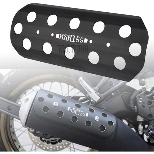Motorcycle CNC Auminum For YAMAHA XSR 155 XSR155 LOGO 2019 2020 2021 Exhaust Shield Muffler Pipe Protector Cover Heat Shield