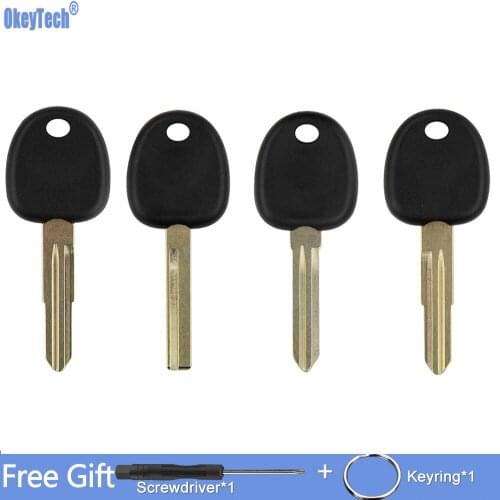 OkeyTech Transponder Key Blank For Hyundai Accent I30 IX35 Sonata NF Elantra Tucson Verna For Kia Car Key Shell Case Cover