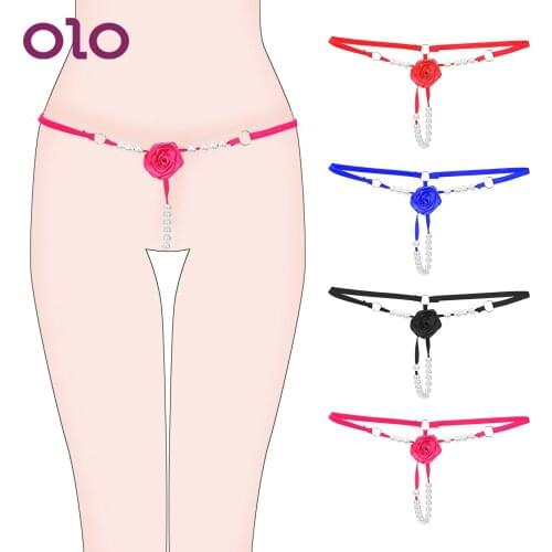 OLO Briefs Exotic Apparel Sexy Panties Women Sexy Lingerie Erotics G-string Underpants Sex Toys for Women Open Crotch