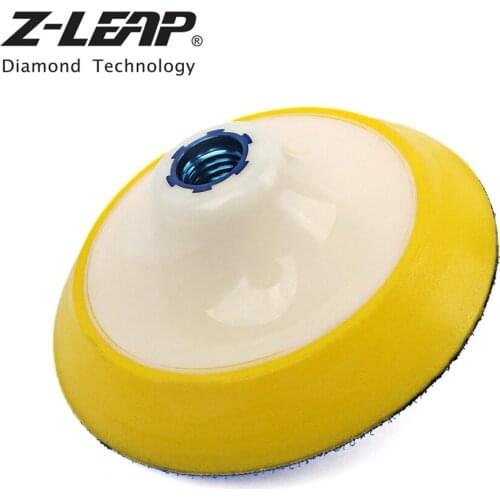 Z-LEAP 2pcs Backing Pad 5" Foam Polishing Buffing Plate 5/8-11 Thread Hook & Loop Backer Plate For Car Polisher Angle Grinder