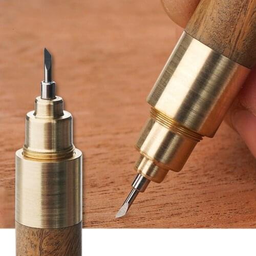 Woodworking scribe marker tool alloy tip Replaceable gel pen Hand carving knife cutting paper tool Woodworking tools