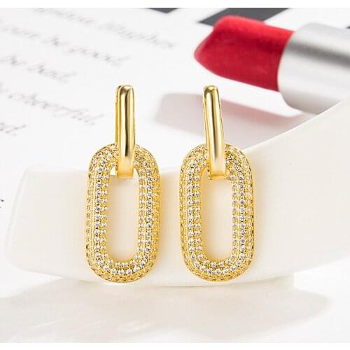 Real 14K Gold Jewelry Earring Women Fine Aros Mujer Oreja Pink Earrings for Women Orecchini 14 K Yellow Gold Bizuteria Jewelry