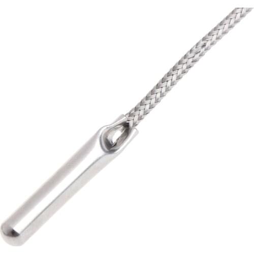 Stainless Steel RTD PT100 Temperature Sensor Thermocouple with 2m 3 Cable Wires