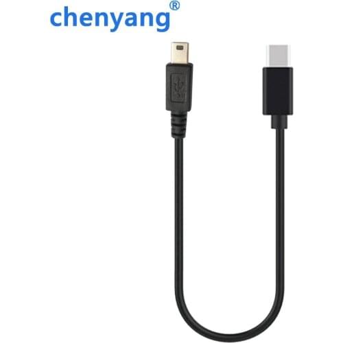 USB 3.1 Host OTG Type C Male to mini USB Type B Male Adapter Cable For Mobile Hard HUB Camera for Macbook & Google Chromebook