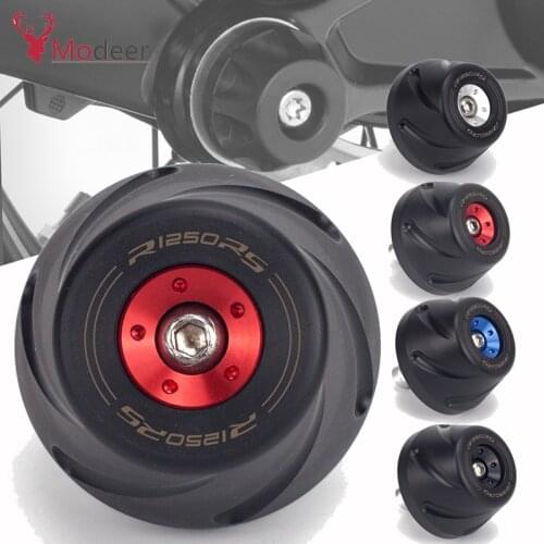 R1250 RS Crash Protectors Front Wheel Motorcycle Accessories For BMW R1250RS 2019--2021 Frame Slider Crash Pad Guard R 1250 RS