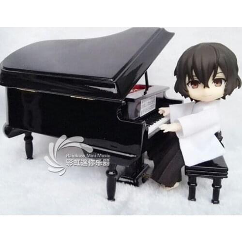1/12 Scale Miniature Violin Guitar Piano Model for OB11 obitsu11 Action Figures 1:12 Dollhouse Accessories Mini Music Instrumen