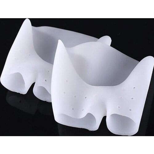 1 Pair Bunion Treatment Corrector Silicone Forefoot Pad Big Toe Separator Sleeve Hallux Valgus Bunion Protector Straightener