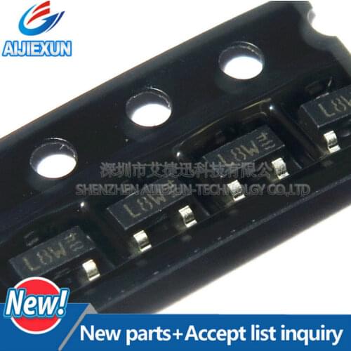 100Pcs BAT721A SilkscreenL8W SOT23 Schottky barrier double diodes in stock 100%New and original