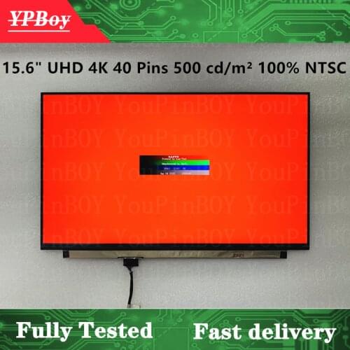 15.6" UHD For Lenovo ThinkPad X1 P52 P52S P53 P53s T590 P15 P15-P1 LCD LED Screen 4K 3840*2160 EDP 40 pin B156ZAN04.2 5D10V82359