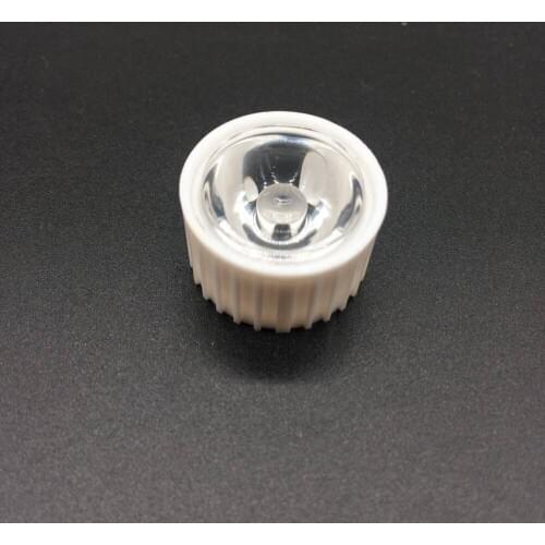 50x 1W 3W Power Lens 20mm Diameter Optical PMMA With White/Black Holder Angle 5 10 15 30 45 60 90 120 Degree LED Lens