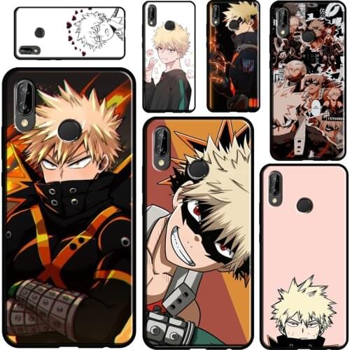 Anime Katsuki Bakugou For Huawei P40 Lite P20 P30 Pro Mate 20 P Smart Z 2019 Nova 5T Case For Honor 8A 8X 9X 10i