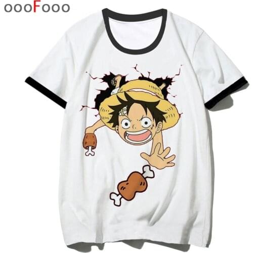 One Piece T Shirt Men T-shirt Luffy streetwear Clothing Japanese cartoon Anime Tshirt Short Sleeve Top male/women Tee shirts