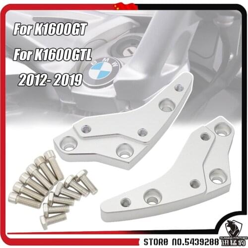 Motorcycle CNC Handlebar Risers 18mm for BMW K1600GT K1600GTL 2012-2019 Handle Bar Riser Mount Clamp 2013 2014 2015 2016 2017 18