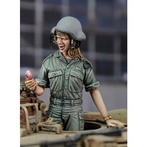 1/35 scale Israeli tank female miniatures Resin Model Kit figure Free Shipping