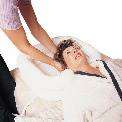 PVC Inflatable Portable Shampoo Basin for Disabled Elderly Easy Safe Shampooing SDF-SHIP