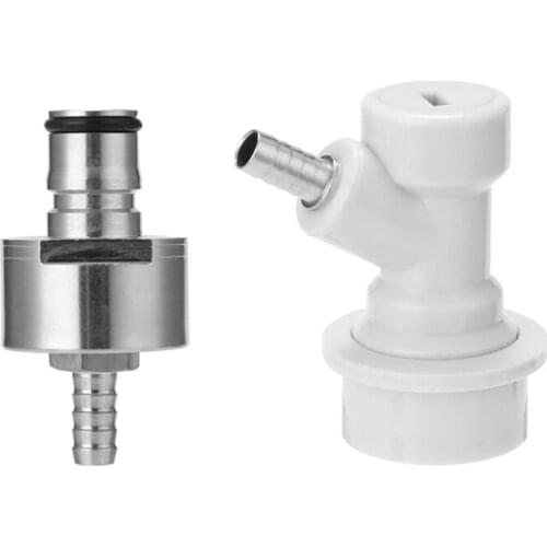 Stainless Steel Carbonation Set Ball Lock Type Carbonator Fit Soft Drink Bottles with Liquid Ball Lock Disconnect