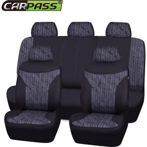 Car-pass New Luxury Auto Universal Car Seat Covers Automotive Sedans for Solaris Getz Elantra Accent Tucson Sonata i30 ix35 ford