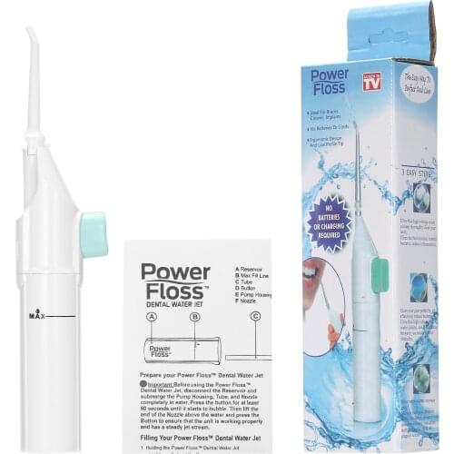 Portable Oral Irrigator Water Flosser 40ml Water Tank Waterproof Teeth Cleaner Teeth Whitening