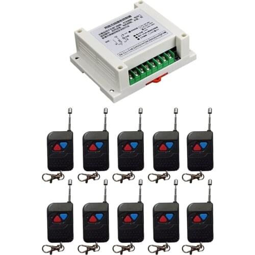 Garage Door Remote,433Mhz RF Wireless Remote Control AC220V -380V for Light Garage Door Electric Gate