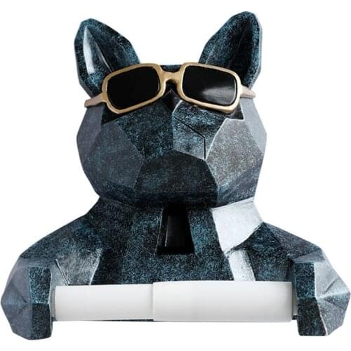 Cute Animal Wall-mounted Toilet Paper Towel Box Bathroom Accessories Tissue Box Toilet Paper Holder Perforation-free