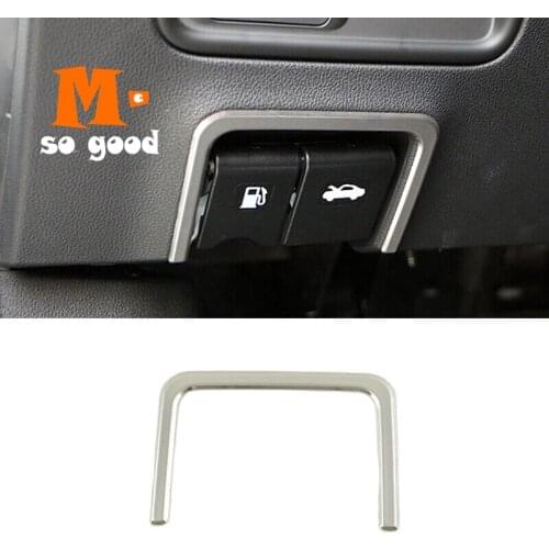 Stainless steel Decor For Renault Koleos Car Fuel Tank Switch Ring Cover Trim Car sticker product accessories 2017 2018