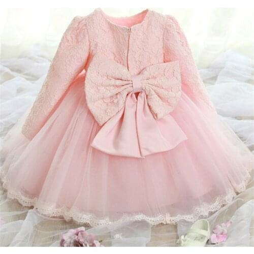 Vintage Kid Girls Dress Baptism Dresses for Girl Baby 1 Year Birthday Dress Christening Gown Infant Party Clothing Baby Vestido