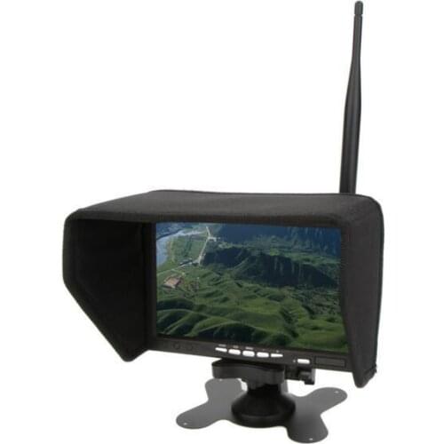 All-in-one 7" LCD High Brightness Monitor W/ 5.8G Wireless AV Receiver+ batttery