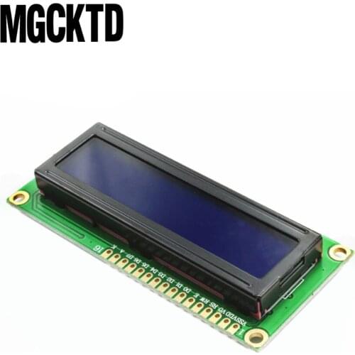1PCS/LOT. lcd 1602 blue screen Character LCD Display Module Blue Blacklight Yellow Green for arduino