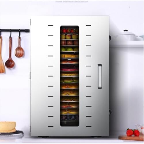 16 Layers big Stainless Steel Tea Dried Fruit Vegetables Dryer Machine Food Dehydrator Snacks Dehydration Air Dryer High Quality