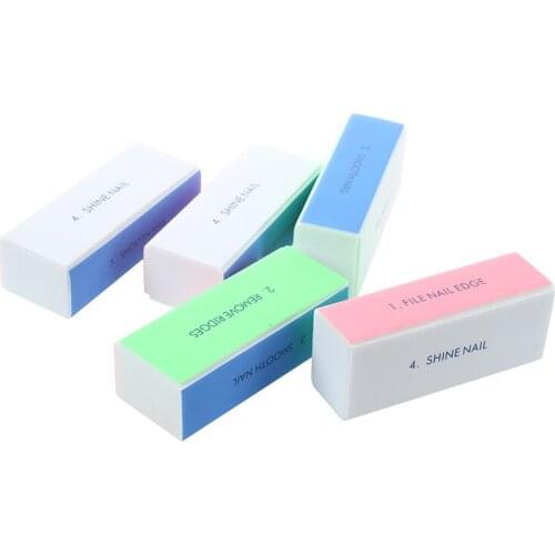 5X BUFFER BLOCK to LIME 4 sides NAIL ART MANICURE