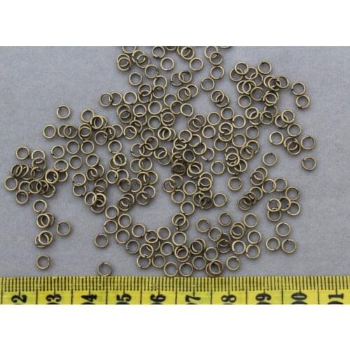 5000pcs approx .5MM antique bronze tone lead and nickle free jewelry handmade must have o rings 22gauge
