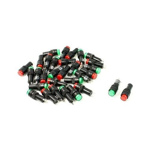 AC 220V On/Off Self-lock Round Pushbutton Switch NXD-211