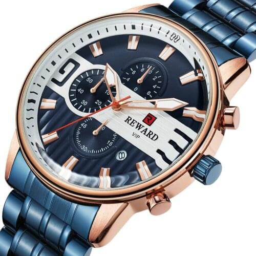 Watch Men Top Brand Luxury Mens Analog Clock Chronograph Military Sports Watches Male Full Steel Quartz Wristwatch Mens