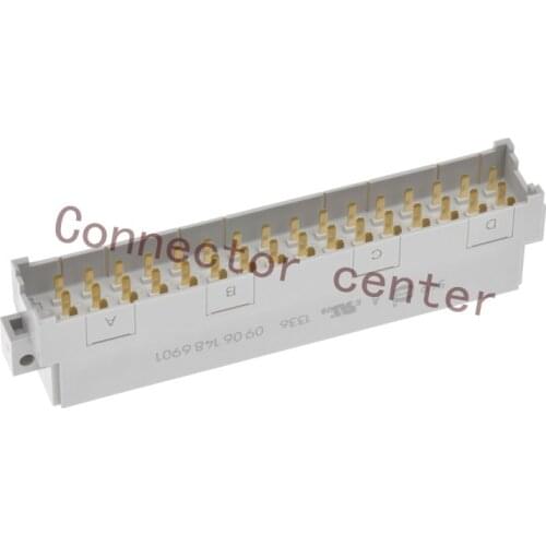 DIN 41612 Power Connector For Harting Right Angle 3 ROW 48Pin Original 09061486901