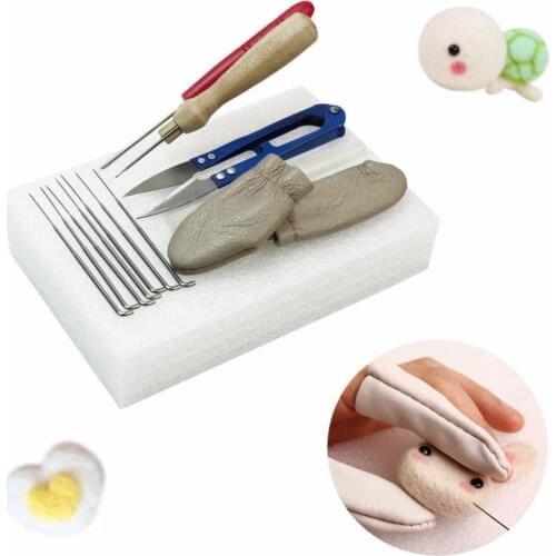 DIY Felting Needles Starter Kit Wool Felt Tool Craft Mat + Needles + Accessories