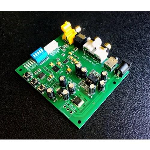ES9038Q2M I2S IIS DSD DOP Coaxial fiber SPDIF digital audio DAC decoder board