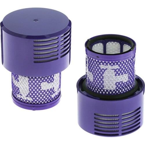 2Pcs Reusable Washable Filter For DYSON V10 SV12 Vacuum Cleaner Parts Accessories