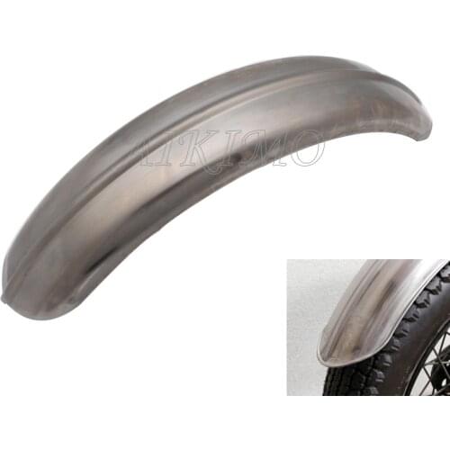 1pcs Motorcycle Old School Metal Silver 5"Wide Rear Fender For Harley Triumph Bobber Chopper Cafe Racer