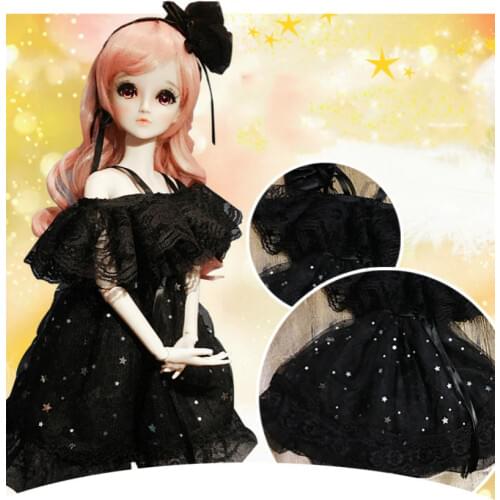 Bjd Doll Clothes 1/3 Sd Baby Clothes Dress Lovely Clothes Girl Gift Free Shipping Doll Not Include