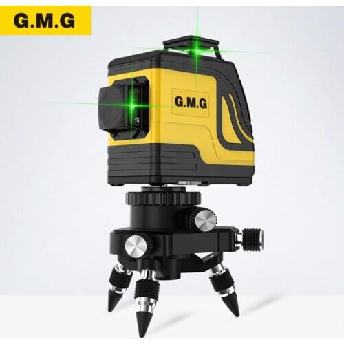 G.M.G 12 Lines 3D Green LaserSelf-Leveling 360 Horizontal And Vertical Cross Super Powerful Green Laser Beam Line