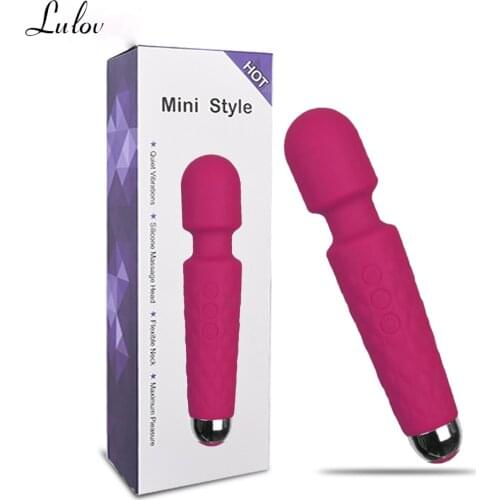 Powerful Wand Vibrator for Women G-spot Clitoris Stimulation Vaginal Massage Vibrator Female Sex Toys Product for Adults