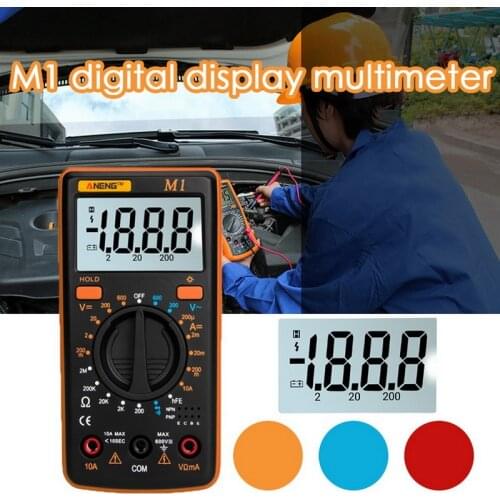 Digital Multimeter M1 A830L Portable Multimeters Handheld Tester Intelligent Digital Multimetro With Test Lead Large Lcd Display