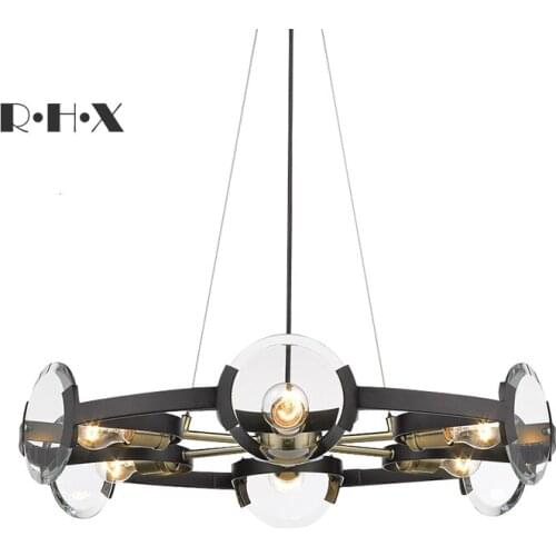 Industrial lamp lampen industrieel crystal living room LED pendant lights luminaire suspendu luminaire hanging lamp