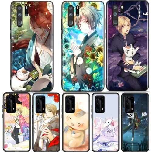 Natsume Yuujinchou Anime Silicone Cover For Huawei P40 P30 P20 P10 P9 P8 Pro Plus Lite E Mini 2019 2017 Phone Case