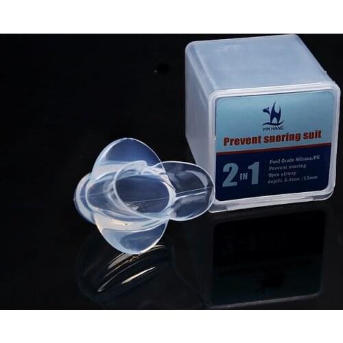 Health Care Anti Snoring Tongue Retaining Device Silicone Snore Solution Sleep Breathing Apnea Night Guard Aid Stop Snore Sleeve