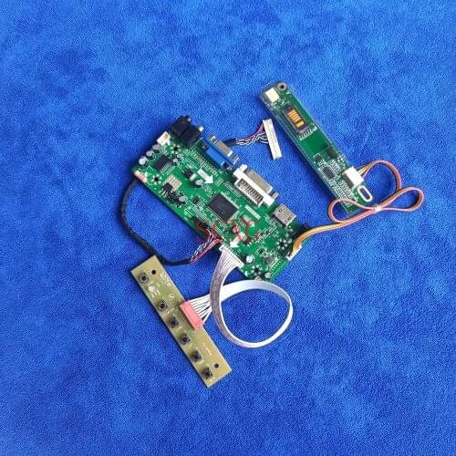 1CCFL DVI VGA HDMI-compatible Fit LP171W01/LP171WX2 M.NT68676 drive controller board LCD display 1440*900 LVDS 30 Pin DIY Kit