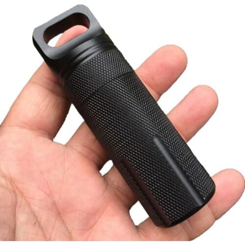 1Pcs Capsule Survival Seal Trunk Waterproof Hike Box Container Outdoor Dry Bottle Holder Storage Camp Medicine Matc Pill Case