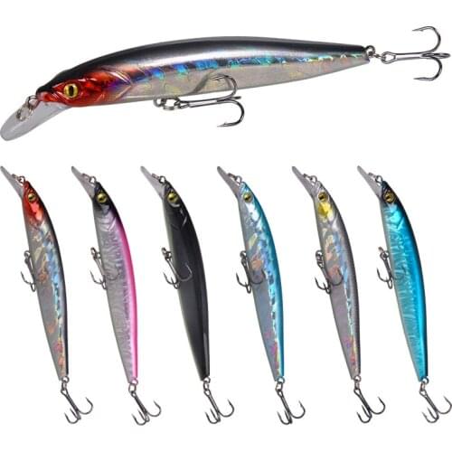1pcs Minnow Fishing Lure Weights 7g/11.8g Crankbait Saltwater Jerkbait Lures Trolling Wobbler Isca Artificial Fake Fish