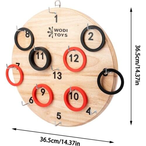 2021 Hot Sale Rings Toss Game Indoor Wall Toss Ring Game Set For Kids Adults Toss Game Adult Party Family Interactive Game Set